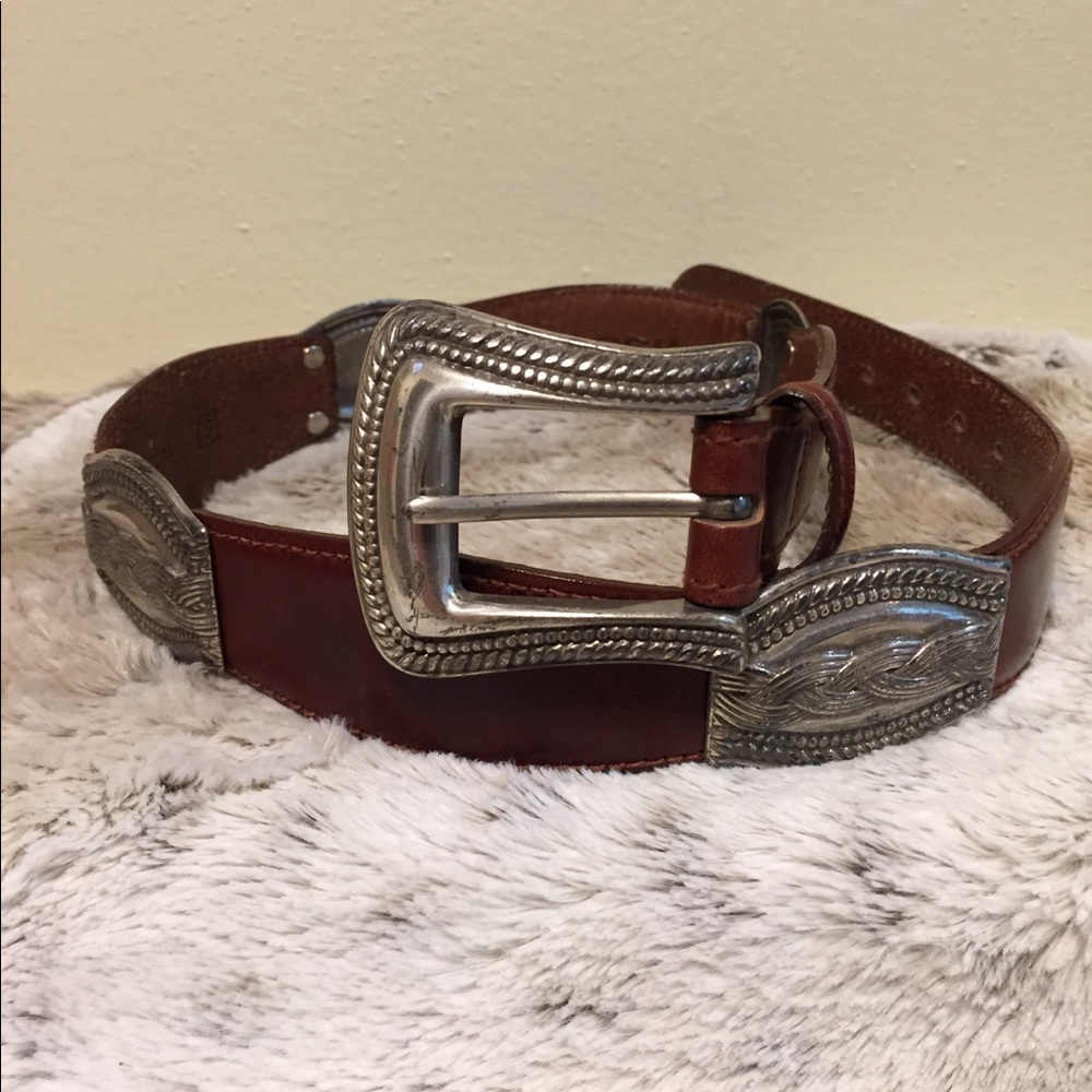 Genuine Leather w/ Silver Tone Accents by Fossil